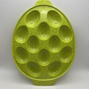 Zak Designs Confetti Melamine Egg Plate